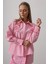 Munn Collection Nakış Detaylı Etekli Takım - Pembe 4
