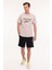 New Id Reg Tee Bej Erkek Kısa Kol T-Shirt 5