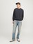 Erkek Bisiklet Yaka Düz Renk Sweatshirt 12257853 2