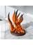 Kurama (Kyubi) 3D Baskı Koleksiyon Figürü – El Boyaması, Naruto Lanetli Mühürlü 3
