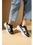 Kalın Taban Bağcıklı Fileli Kadın Sneakers 89-040-25BYAZ 3
