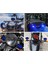 Motosiklet Forklift Atv Uyarı Iz Lambası Mercekli Mavi Işık 12-80 Volt 2 Adet 3