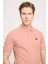 Erkek Regular Fit Polo Pembe Erkek Kısa Kol T-Shirt 4