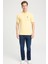 Erkek Regular Fit Polo Sarı Erkek Kısa Kol T-Shirt 3