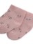 Çiçek Desenli Bebe Patik Çorabı 0-4 Yaş Pudra 2