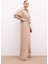 Bel Lastikli Pantolon - Camel 4
