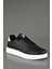 Siyah Kadın Spor Ayakkabı Sneaker Ortopedik Faylon Taban 1