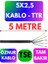 Öznur 5x2,5 Ttr Kablo (Siyah) Metre Seçenekli 1