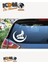 Bozkurt Hilal Oto Cam Sticker Kırmızı 20*20 cm 2
