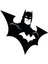Batman Tasarımlı Oto Sticker Siyah 20*14 cm 1