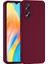 Oppo A38 Kılıf Lansman Içi Kadife Kamera Korumalı Mara Silikon Kılıf-Koyu Mor 1