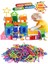 Oyuncak Geometrik Çubuklar 120 Parça Bloklar Yapboz Puzzle Zeka Renk Algı Gelişim Eğitici Oyuncak 1