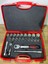 Izeltaş 24 Parça Lokma Anahtar Seti – 1/2” Lokma + Ratchet + Uzatma | Kırmızı Taşıma Çantalı 2