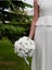 Gelin Buketi Gelin Çiçeği Nikah Çiçeği Kırık Beyaz Yapay Şakayık Gül Okaliptus Yaka Çiçeği Hediye 2