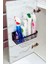 2 ADET Yapışkanlı Banyo Rafı & Düzenleyici Duş Rafı & Şampuanlık & Deterjan Rafı Siyah Renk 4