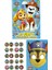 4'lü Set Paw Patrol Pokemon Sonic Arabalar Boyama Kitabı Seti(Boyama, Sticker, Arka Kapak Maske) 3