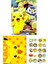 4'lü Set Paw Patrol Pokemon Sonic Arabalar Boyama Kitabı Seti(Boyama, Sticker, Arka Kapak Maske) 5