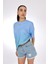 Mavi Degrade Oversize T-Shirt – Deniz Esintisini Stilinde Taşı 1