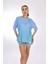 Mavi Degrade Oversize T-Shirt – Deniz Esintisini Stilinde Taşı 3