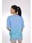 Mavi Degrade Oversize T-Shirt – Deniz Esintisini Stilinde Taşı 4