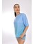Mavi Degrade Oversize T-Shirt – Deniz Esintisini Stilinde Taşı 5