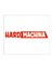 Hard Machina Oto Sticker Kırmızı 15*3 cm 1