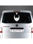 Ay Yıldız Kartal Göktürkçe Türk Oto Sticker Beyaz 30*25 cm 1