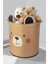 2'li Bear Tasarımlı Bebek Çocuk Odası Düzenleyici Saklama Kutusu Oyuncak Kirli Sepeti 37X40 4