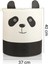 Panda Tasarımlı 2' Li Bebek Çocuk Odası Düzenleyici Saklama Kutusu Oyuncak Kirli Sepeti 37X40 3