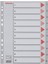 1-10 Rakam Separatör, A4, Gri, 100105 2