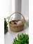 Mini Hasır Sepet 14X12X8 Mutfak Banyo Salon Çok Amaçlı Dekoratif Sepet(Ölçüleri Dikkate Alınız) 3