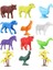 Kampanya Estevia 676 Toy Play 12 Parça Renkli Mini Çiftlik Hayvanları Figür Seti 4-6 cm Yeni!!! 2