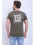 Unisex Bisiklet Yaka Baskılı T-Shirt 3
