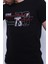 Unisex Bisiklet Yaka Baskılı T-Shirt 2
