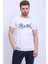 Unisex Bisiklet Yaka Baskılı T-Shirt 1