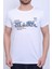 Unisex Bisiklet Yaka Baskılı T-Shirt 3