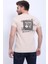 Unisex Bisiklet Yaka Baskılı T-Shirt 3