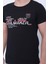 Unisex Bisiklet Yaka Baskılı T-Shirt 2