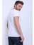 Unisex V Yaka Baskılı T-Shirt 3