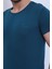 Unisex Bisiklet Yaka Nakışlı T-Shirt 2