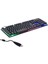 HL-18744 USB Kablolu Metal Kasa Mekanik Hisli Rgb Işıklı Oyuncu Gaming Klavye 1