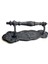 Antika Tarz Dekoratif Pirinç Çiçekli Yan Çekme Kapı Kolu - 240X62 Mm, Oksit 1