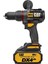 Cat DX13.1 18VOLT/4.0AH Li-Ion 80NM. Çift Akülü Kömürsüz Profesyonel Şarjlı Darbeli Matkap 2