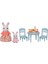 5682 Sylvanian Families Kar Tavşanı Anne ve Bebek Kahvaltı Seti +3 Yaş 2