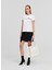 Bisiklet Yaka Düz Beyaz Kadın T-Shirt A1W17019 1