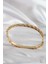 316L Çelik Gold Renk Burgu Zincir Model Kadın Kelepçe - TJ-BB5904 1