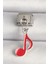 316L Çelik Gümüş Renk Kırmızı Müzik Nota Model Nomination Charm - TJ-BC1218 1