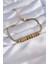 316L Çelik Gold Renk Oval Figürlü Bileklik - TJ-BB6096 1