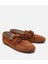 01AYH310870A370 KADIN Deri Taba Bağcıklı Günlük Loafer 2