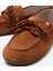 01AYH310870A370 KADIN Deri Taba Bağcıklı Günlük Loafer 3